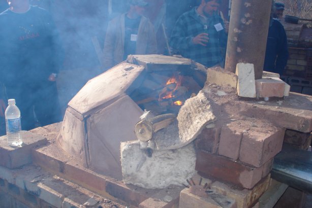 Geodesic oven workshop with Norbert Senf and Pat Manley