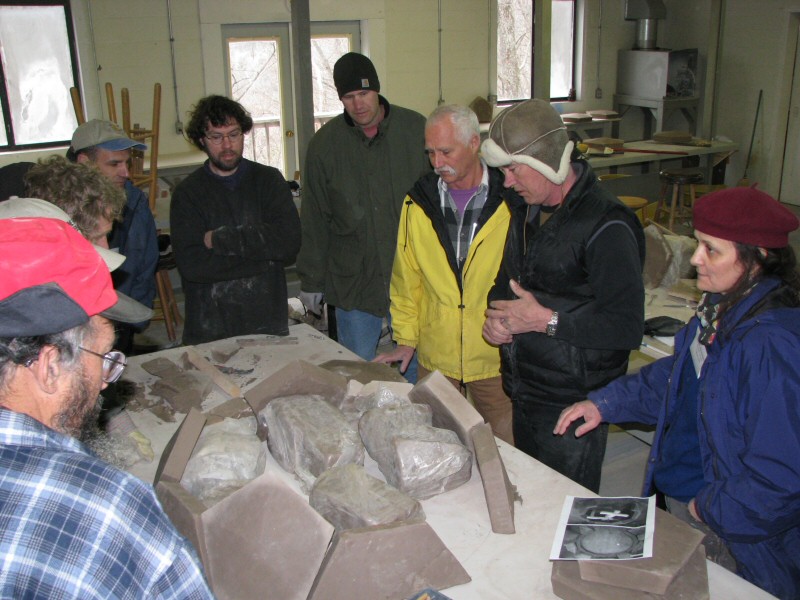 Geodesic oven workshop with Norbert Senf and Pat Manley