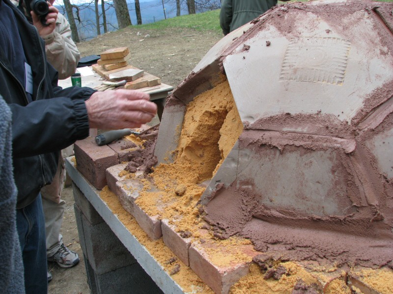 Geodesic oven workshop with Norbert Senf and Pat Manley