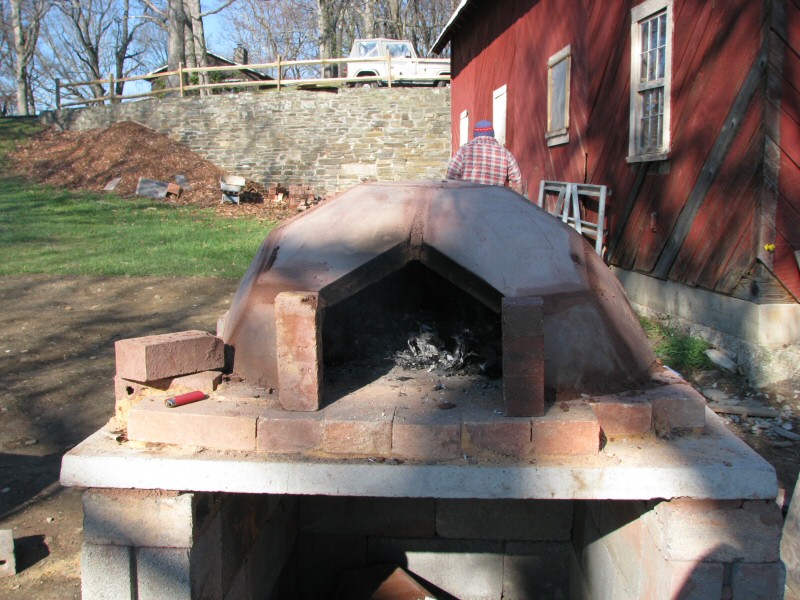 Geodesic oven workshop with Norbert Senf and Pat Manley