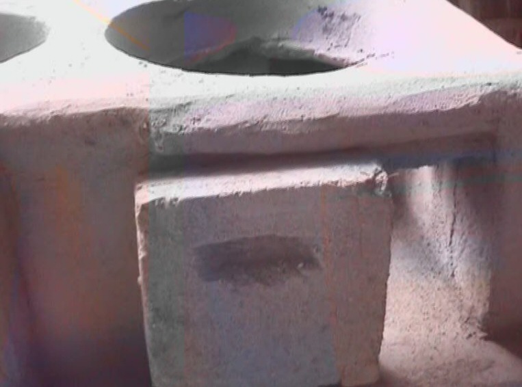 Clay cooking stove developed by the Austrian Tile Stove Association