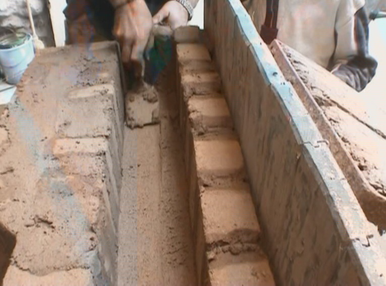 Clay cooking stove developed by the Austrian Tile Stove Association