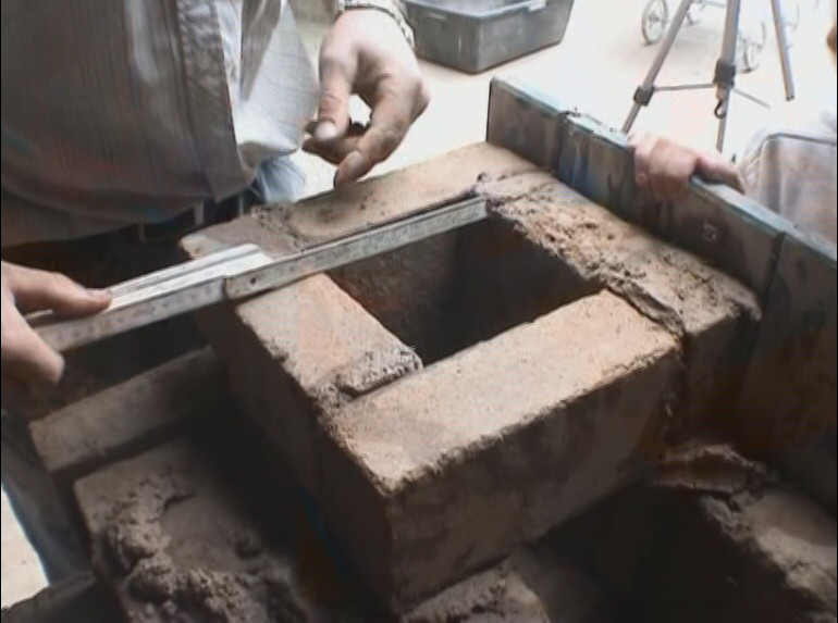 Clay cooking stove developed by the Austrian Tile Stove Association