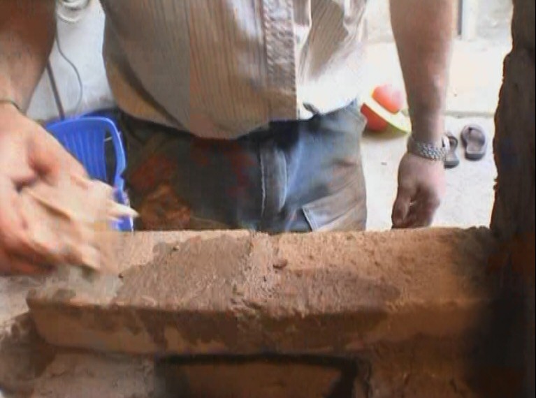 Clay cooking stove developed by the Austrian Tile Stove Association