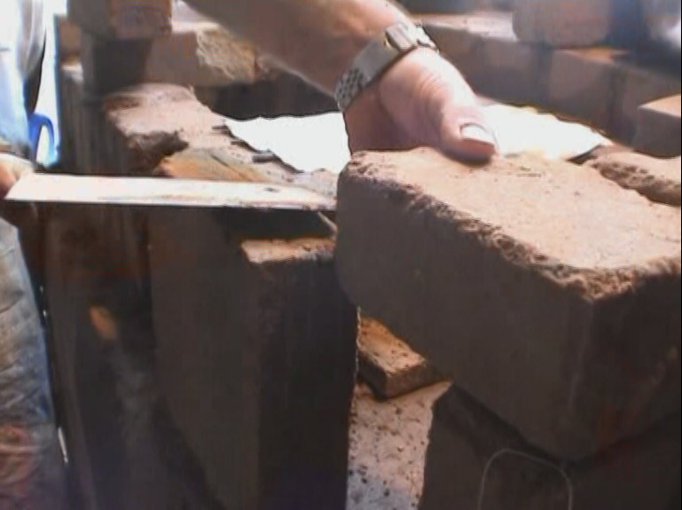 Clay cooking stove developed by the Austrian Tile Stove Association