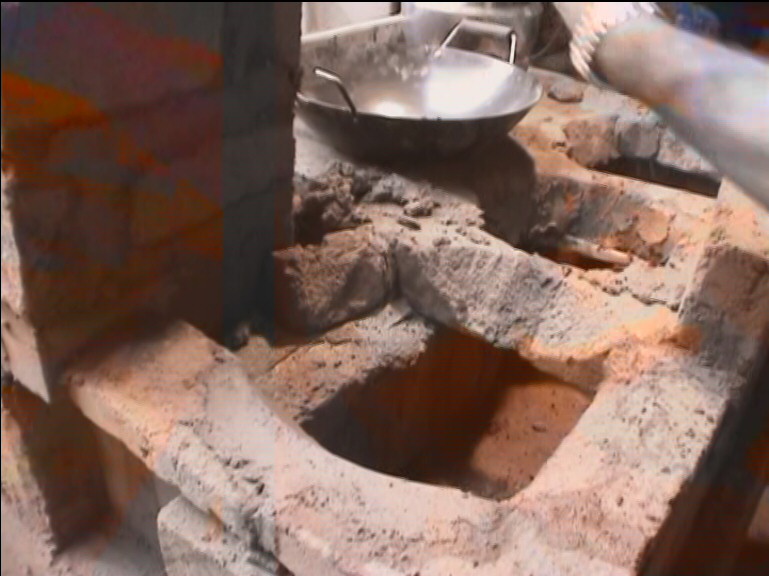 Clay cooking stove developed by the Austrian Tile Stove Association