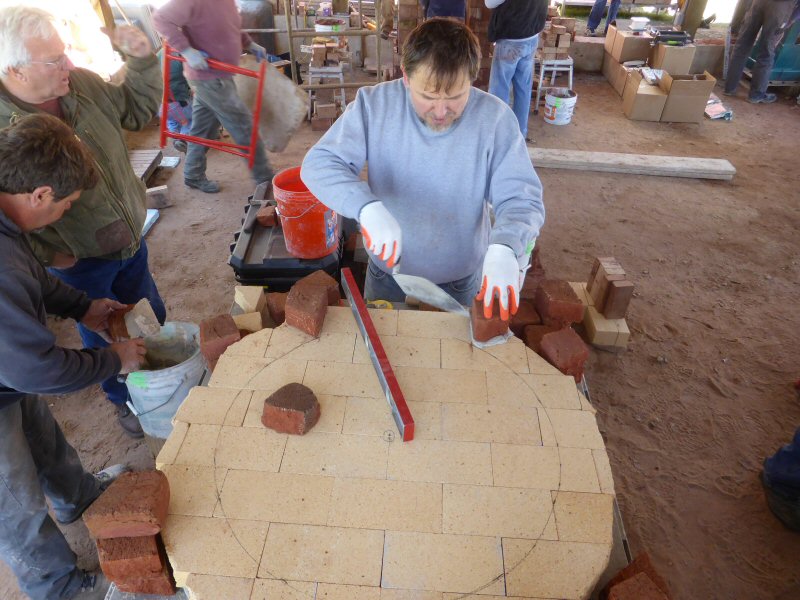 red brick dome oven workshop with Alex Chernov