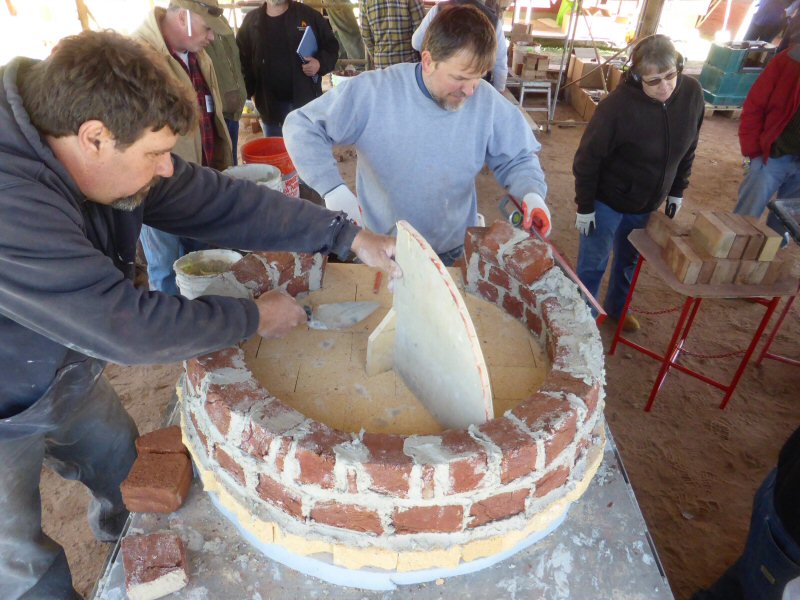 red brick dome oven workshop with Alex Chernov