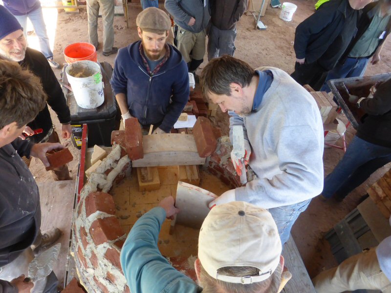 red brick dome oven workshop with Alex Chernov