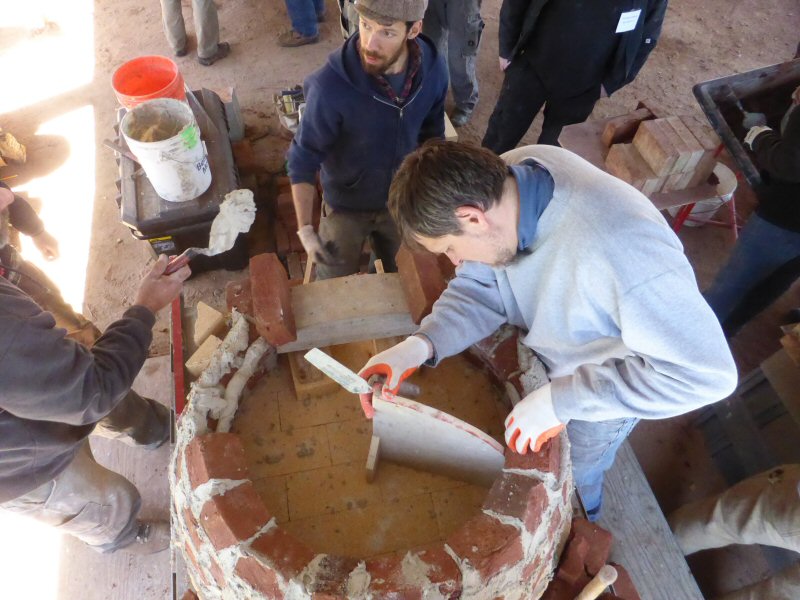 red brick dome oven workshop with Alex Chernov