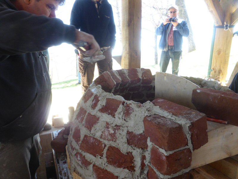 red brick dome oven workshop with Alex Chernov