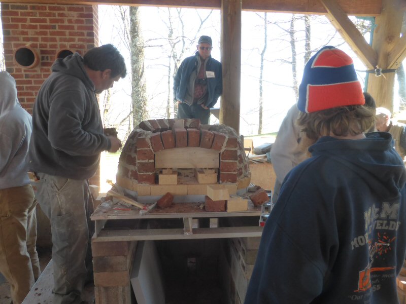 red brick dome oven workshop with Alex Chernov