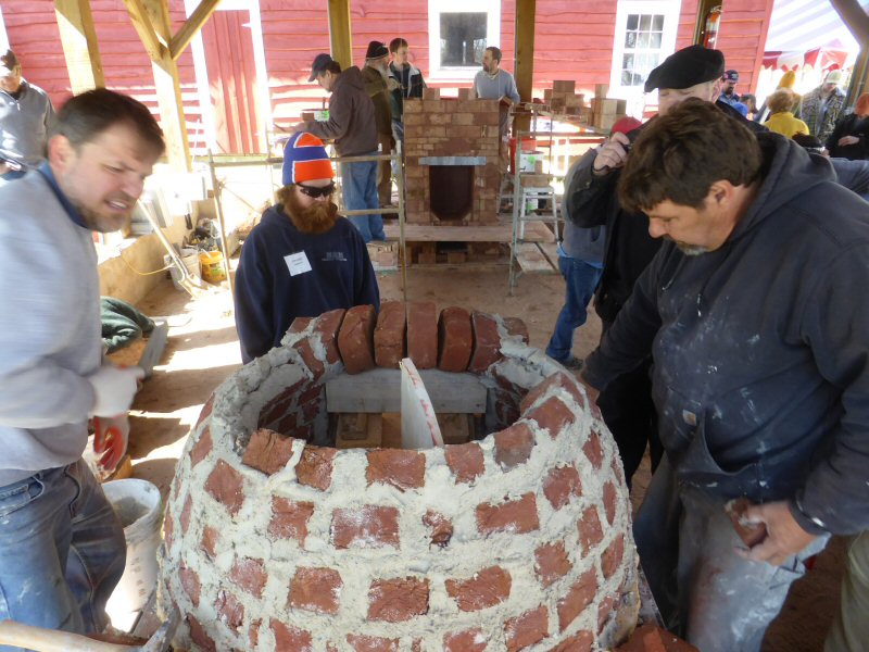 red brick dome oven workshop with Alex Chernov