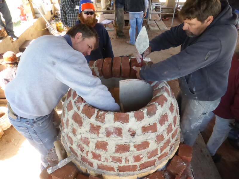 red brick dome oven workshop with Alex Chernov