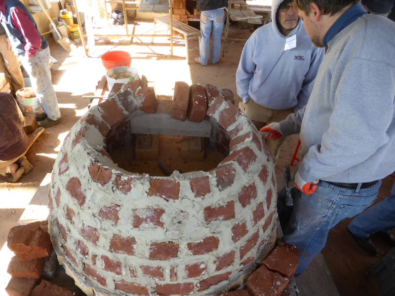 red brick dome oven workshop with Alex Chernov