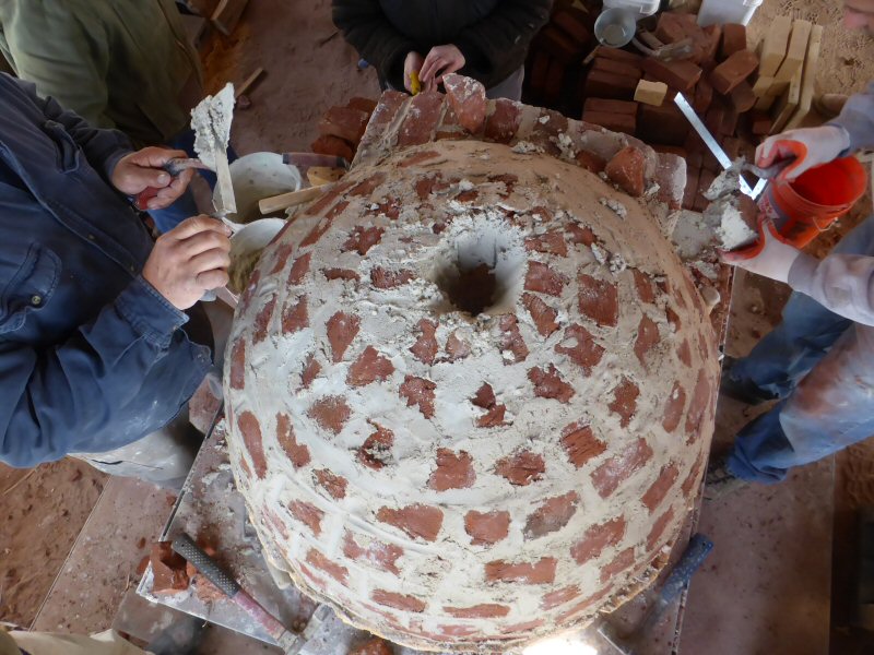 red brick dome oven workshop with Alex Chernov