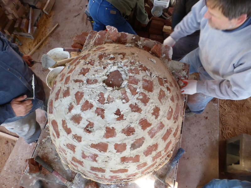 red brick dome oven workshop with Alex Chernov