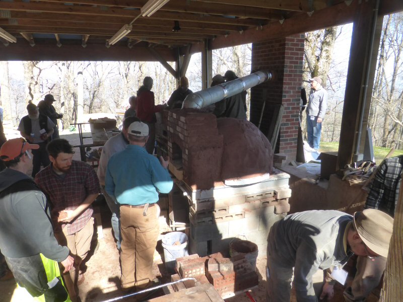 red brick dome oven workshop with Alex Chernov