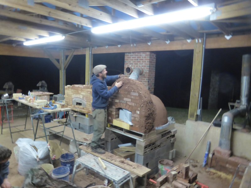 red brick dome oven workshop with Alex Chernov