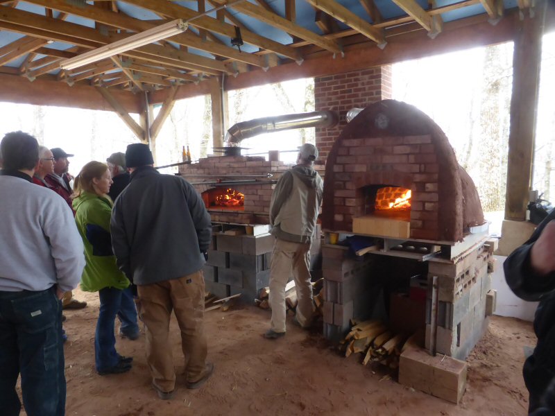 red brick dome oven workshop with Alex Chernov