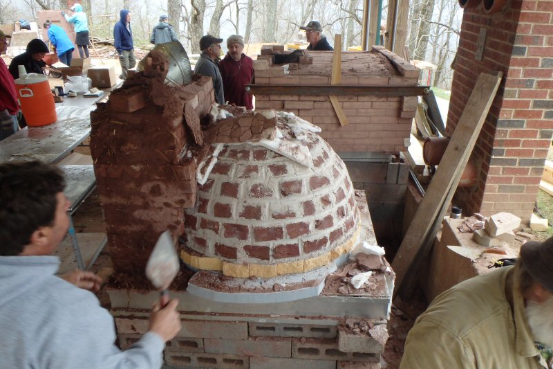 red brick dome oven workshop with Alex Chernov