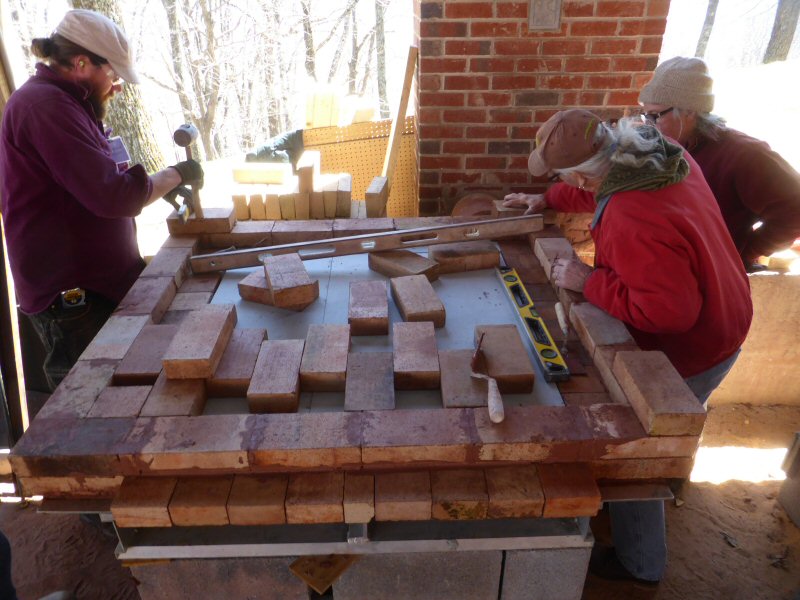 Pizza oven workshop with Pat Manley