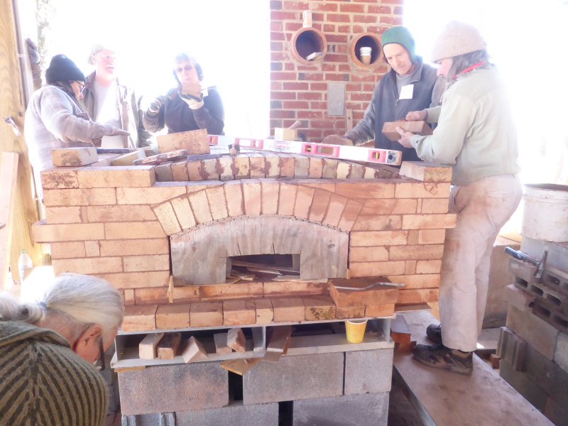 Pizza oven workshop with Pat Manley