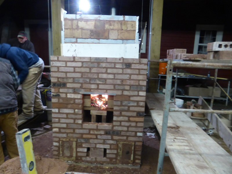 MHA Masonry Heater testing