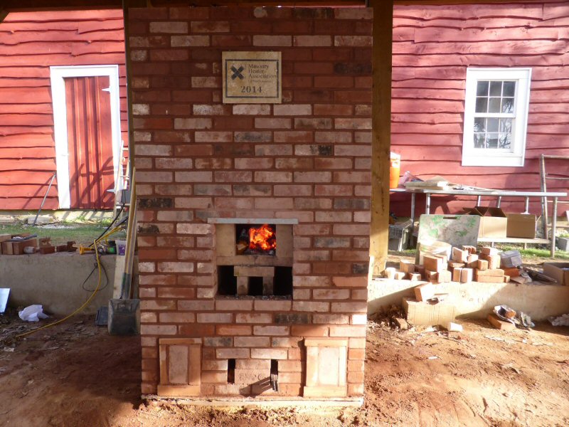 MHA Masonry Heater testing