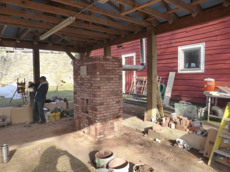 MHA Masonry Heater testing