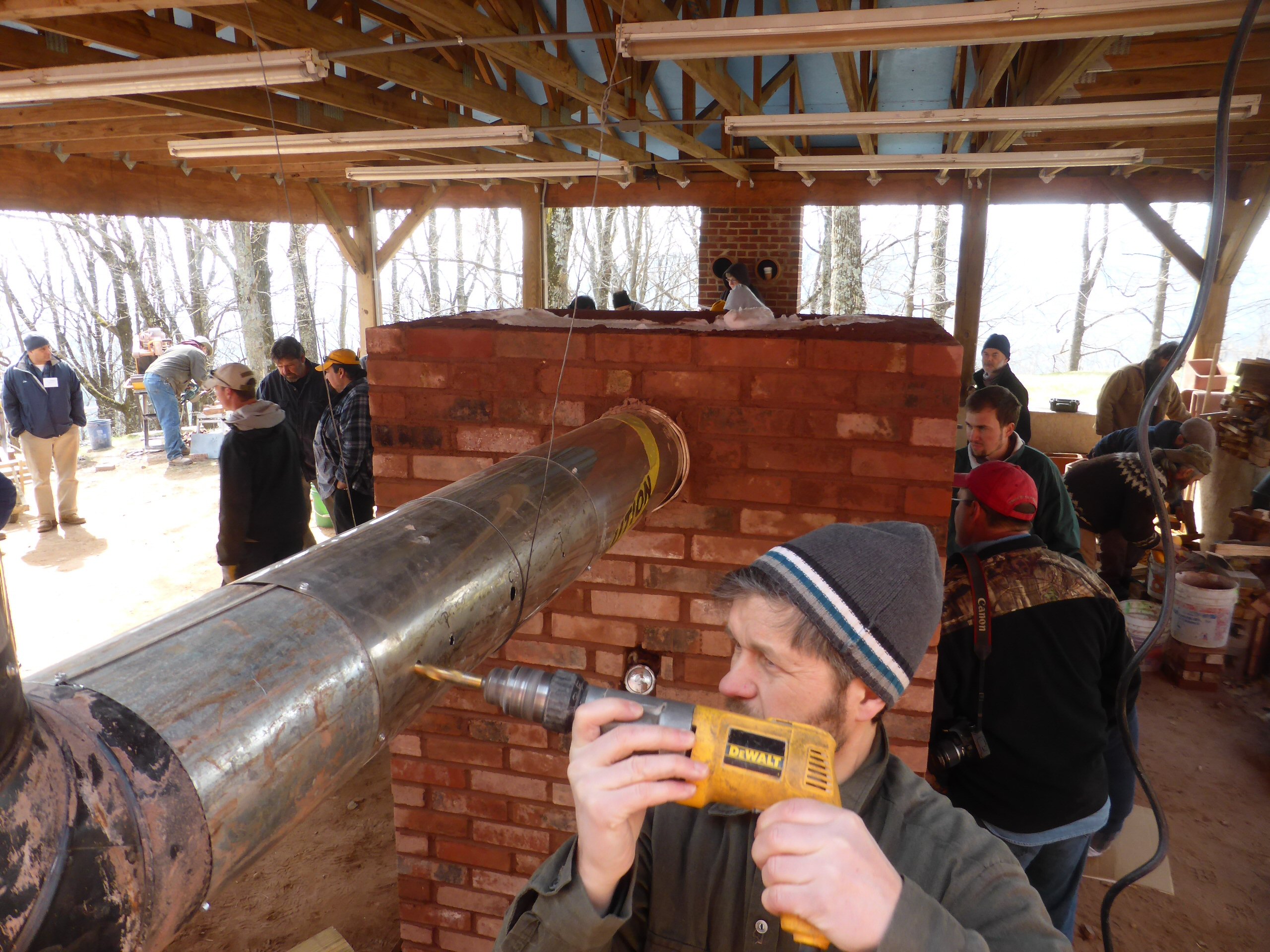 MHA Masonry Heater testing