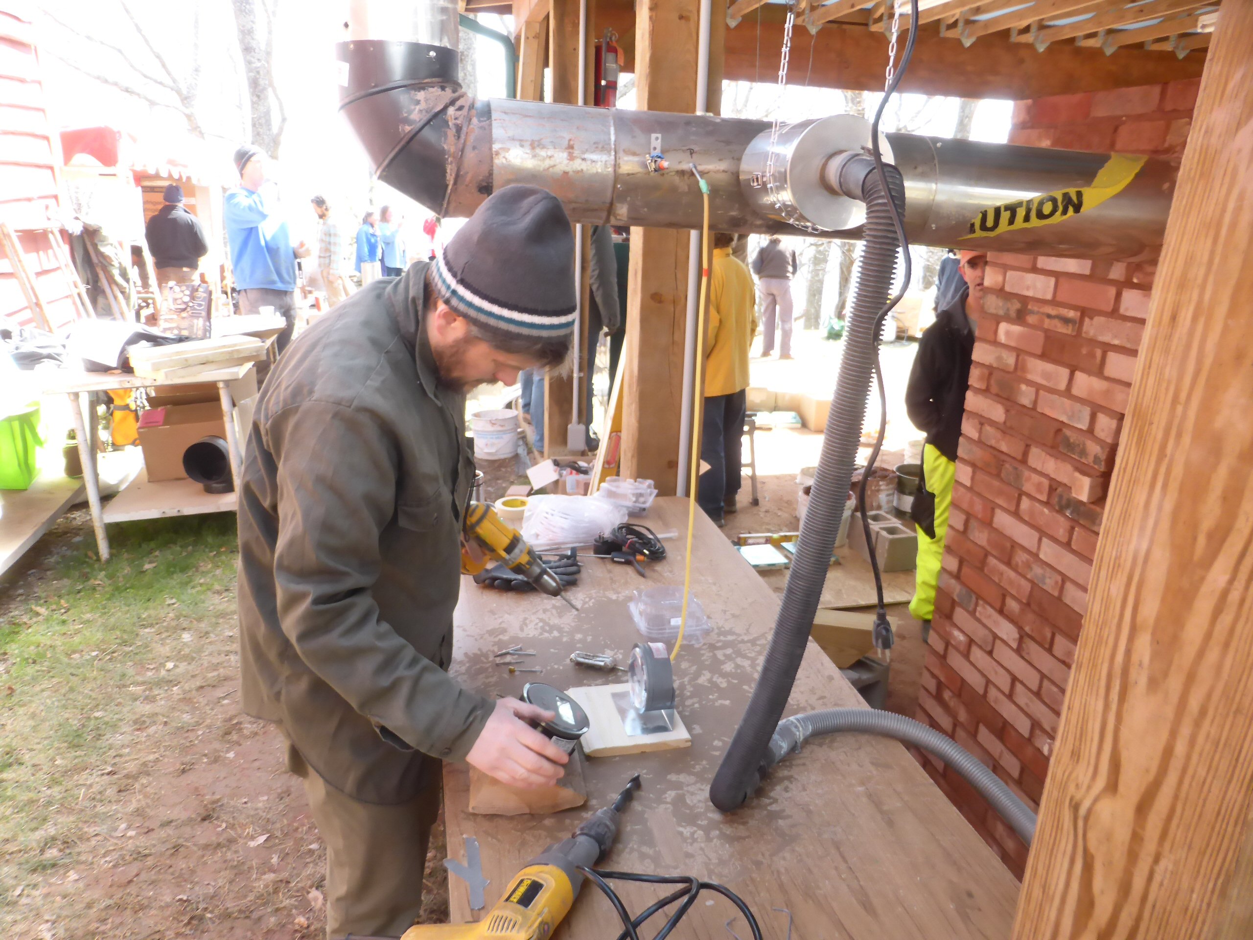 MHA Masonry Heater testing