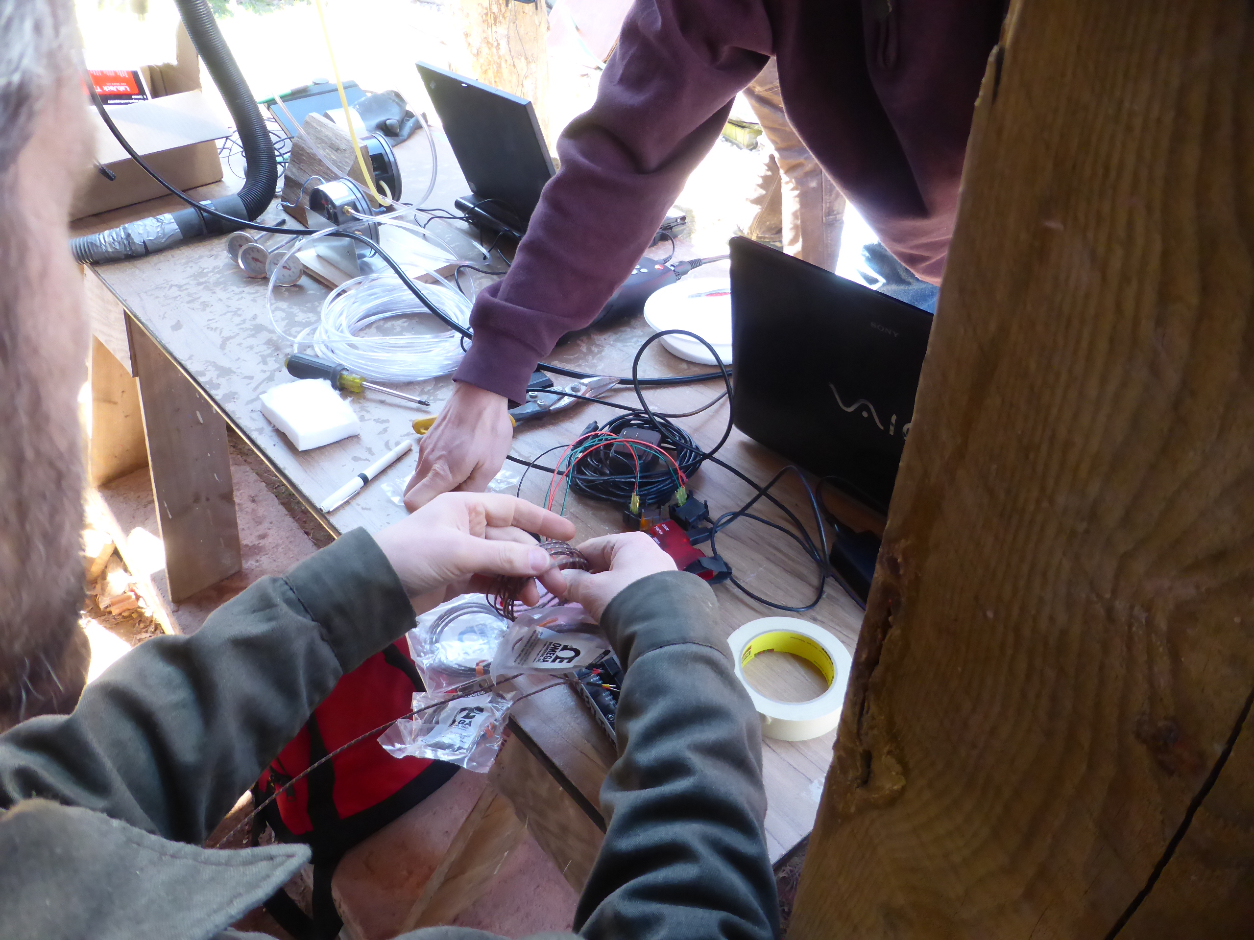 MHA Masonry Heater testing