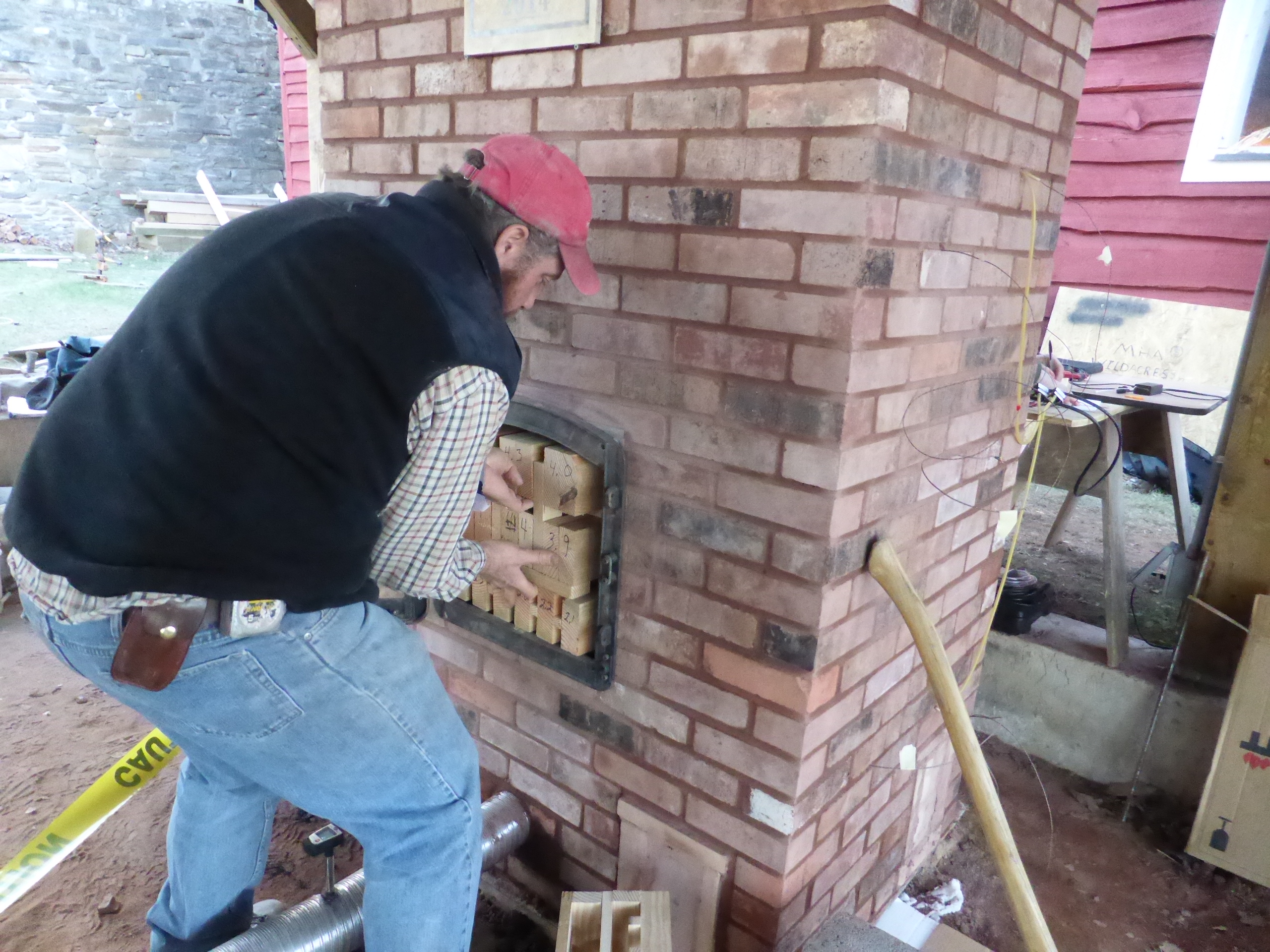 MHA Masonry Heater testing