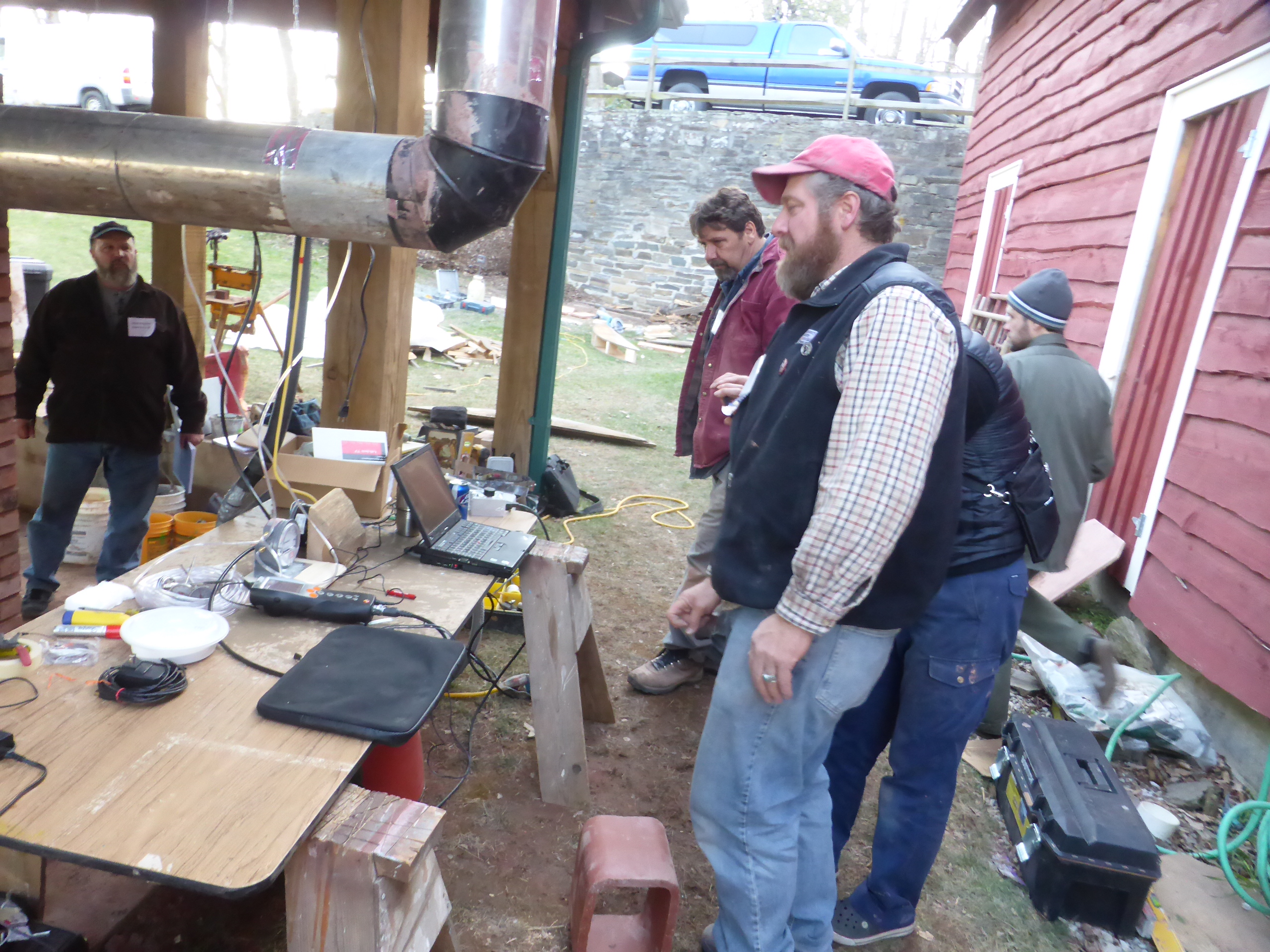 MHA Masonry Heater testing