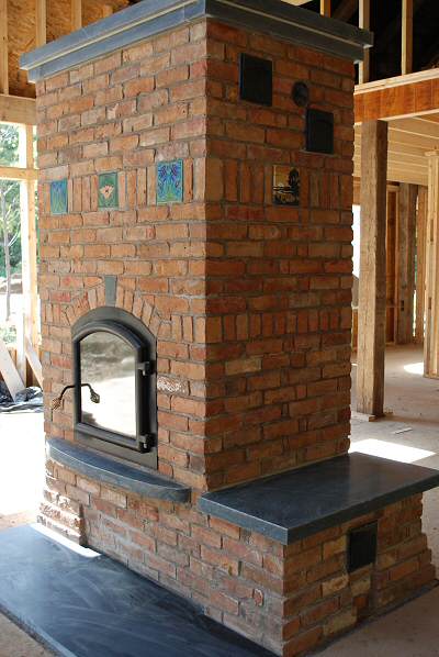 5 run masonry heater by Steve Bushway