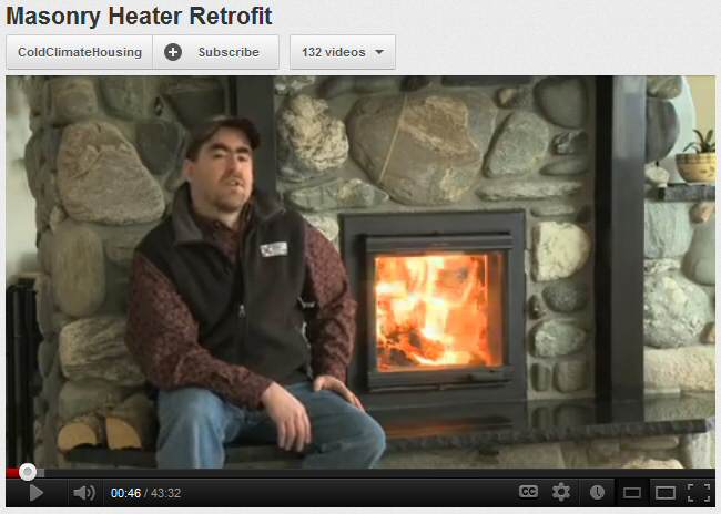 Masonry heater retrofit with Dave Misiuk
