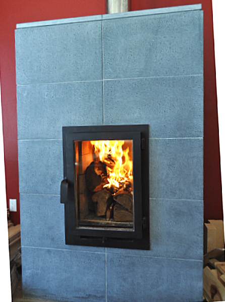 Masonry heater by Eric Moshier